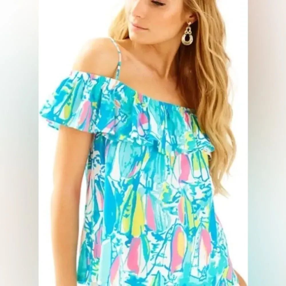 Lilly Pulitzer Women's Tamiami Off The Shoulder Top